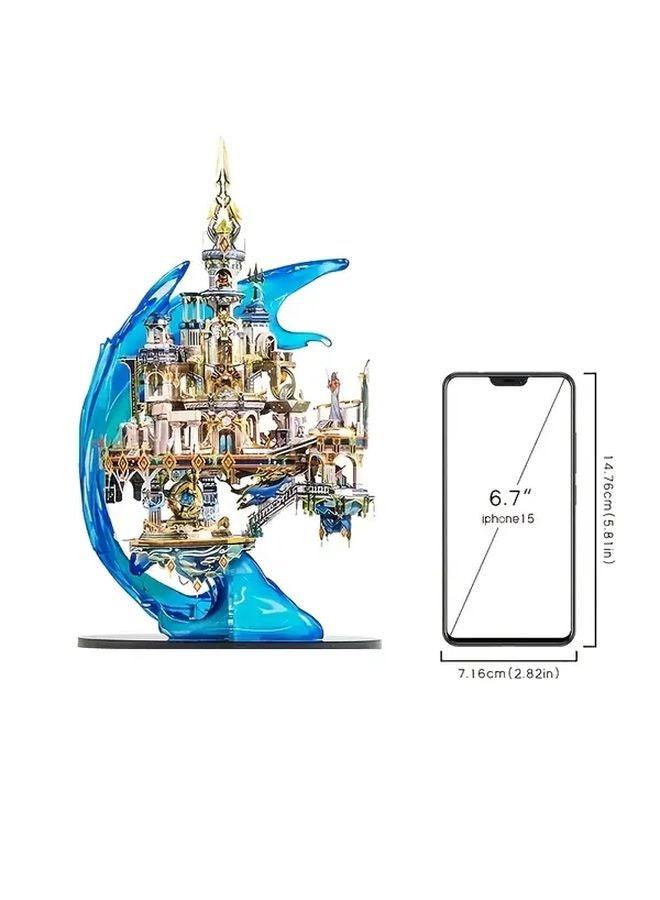 أتلانتس 3D لغز معدني طقم نموذج DIY موضوع المحيط الأزرق هدية إبداعية - Image 5